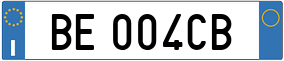 Truck License Plate